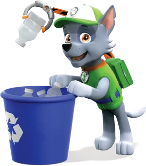 Animated Pup Recycling Adventure