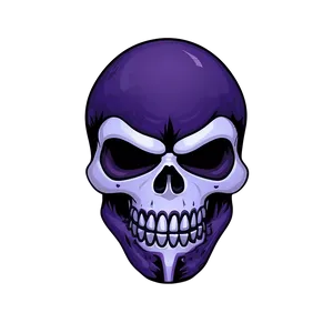 Animated Purple Skull Trooper Artwork PNG Vfu16