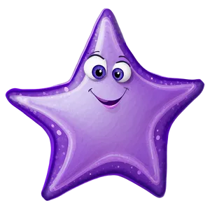 Animated Purple Star PNG Avk