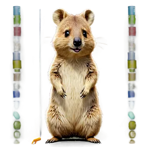 Animated Quokka Character Png Dbl PNG image