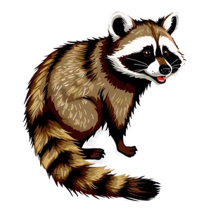 Animated Raccoon Png 49 PNG image