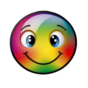 Animated Rainbow Emoji Png 06272024 PNG image