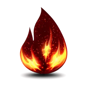 Animated Red Fire Sparkle PNG Hmv26 PNG