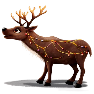 Animated Reindeer Png 05212024 PNG image