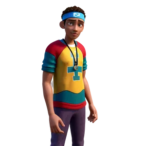 Animated Riley Freeman Standing PNG 06252024