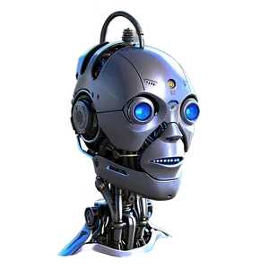 Animated Robot Head PNG Kxu28 PNG