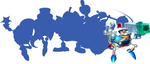 Animated Robot Knight Character