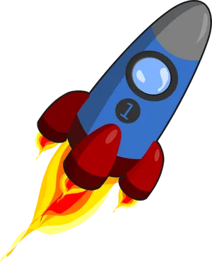 Animated Rocket Launch PNG image