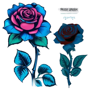 Animated Rose Tattoo Blueprint Png 68 PNG image