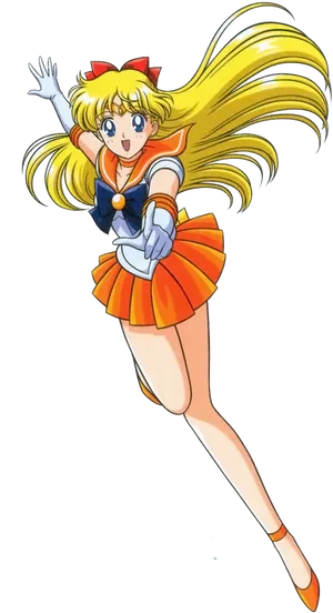 Animated Sailor Character Waving PNG image