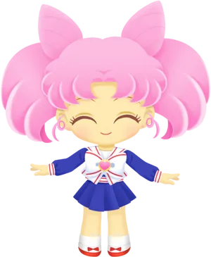 Animated Sailor Styled Character PNG image
