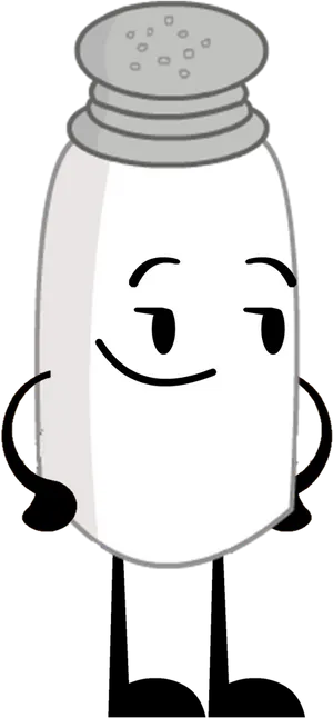 Animated Salt Shaker Character PNG image