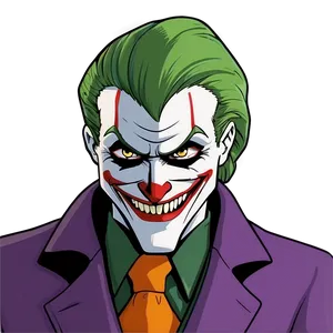 Animated Series Joker Smile PNG Ped PNG