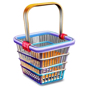 Animated Shopping Basket Png 06272024 PNG image