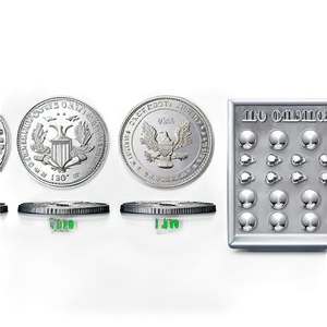 Animated Silver Coin Graphic Png 06272024 PNG image