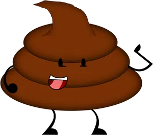 Animated Smiling Poop Emoji PNG image