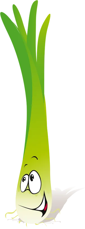 Animated Smiling Radish Character PNG