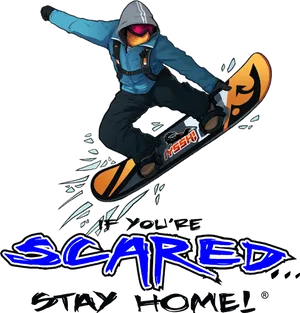 Animated Snowboarder Action Pose
