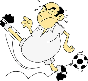 Animated Soccer Referee Cartoon