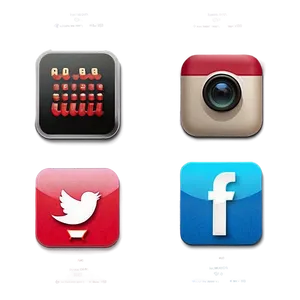 Animated Social Media Icons PNG Ksl