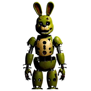 Animated Springtrap Design PNG Sms