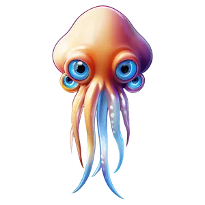 Animated Squid Graphic PNG Qus91