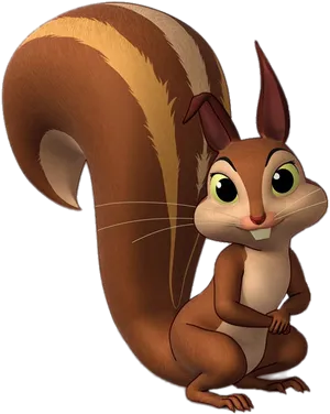 Animated Squirrel Character