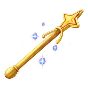 Animated Star Wand PNG 06132024