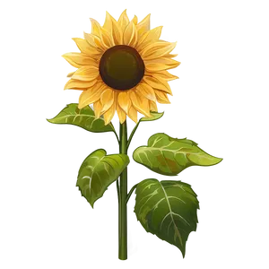 Animated Sunflower Gif PNG 05032024