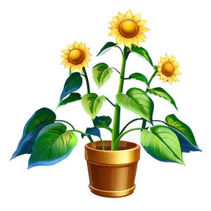 Animated Sunflower Transparent PNG Oej35 PNG