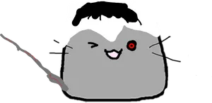 Animated Sushi Cat Creature