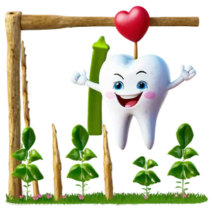 Animated Tooth Character PNG Imt PNG