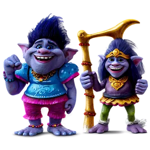 Animated Trolls Figures Png Wos PNG image