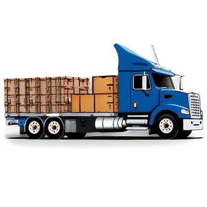 Animated Trucker Driving Png 78 PNG image