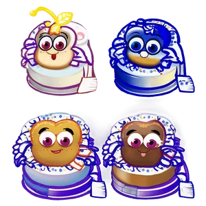 Animated Twinkie Characters Costumes PNG