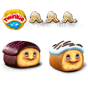 Animated Twinkie Characters PNG
