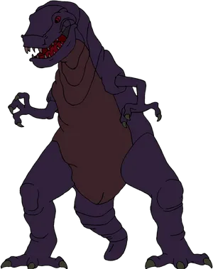 Animated Tyrannosaurus Rex Standing PNG image
