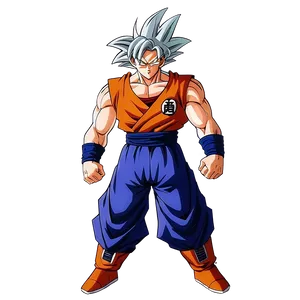 Animated Ultra Instinct Goku Png Nkd PNG image