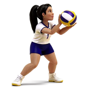Animated Volleyball Action Png 25 PNG image
