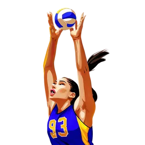 Animated Volleyball Action Png Mqg68 PNG image