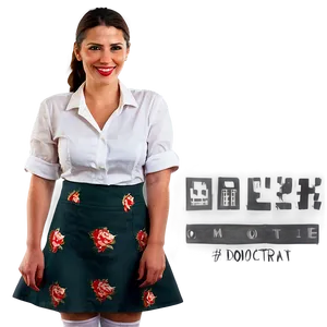 Animated Waitress Character PNG Vft13 PNG