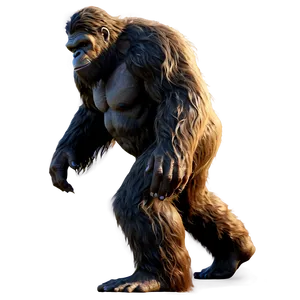 Animated Walking Bigfoot Png Nwi98 PNG image