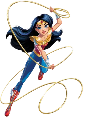 Animated Wonder Woman With Lasso
