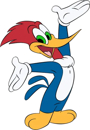 Animated Woodpecker Character