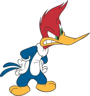 Animated Woodpecker Character