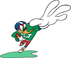 Animated Woodpecker Character PNG
