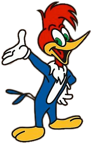 Animated Woodpecker Giving Thumbs Up PNG