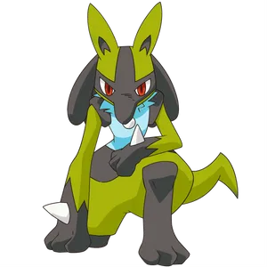 Animated Yellow Black Pokemon PNG image