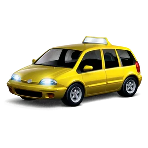 Animated Yellow Car Character Png 06292024 PNG image