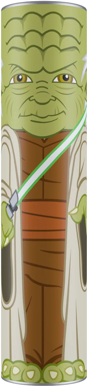 Animated Yoda With Lightsaber
